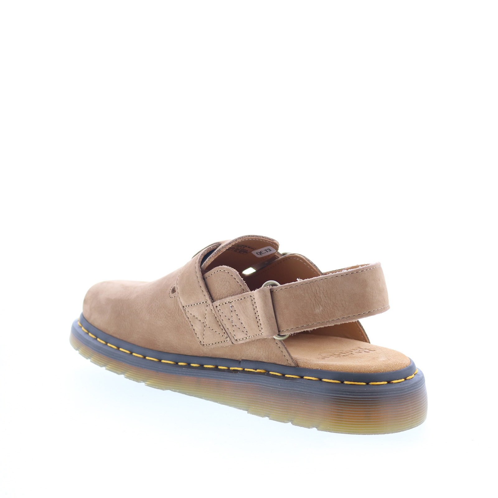 Dr. Martens Unisex Size 11/12 Leather Jorge II Beige Suede  Open Back Sandals 61AncQhSdwL.jpg_BO30,255,255,  main image 2
