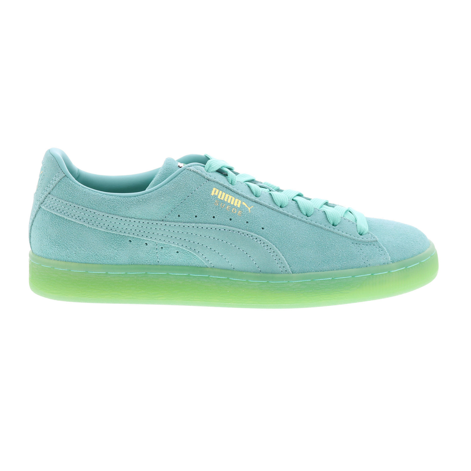 ★PUMA★ Suede Classic Green White 39978115 Shop Green Mens Puma Suede Classic Lace Up Sneakers – Shoebacca