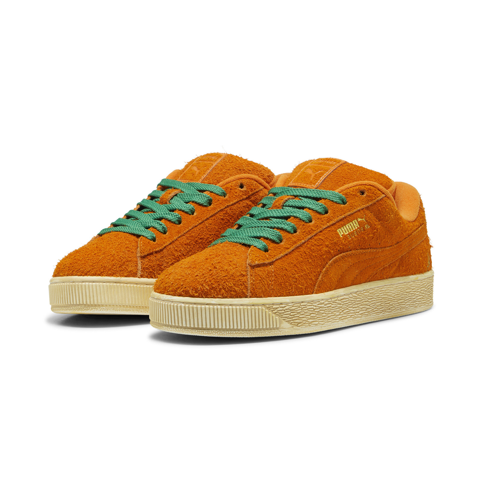 Puma Suede XL Carrots 39880001 Mens Orange Suede Lifestyle