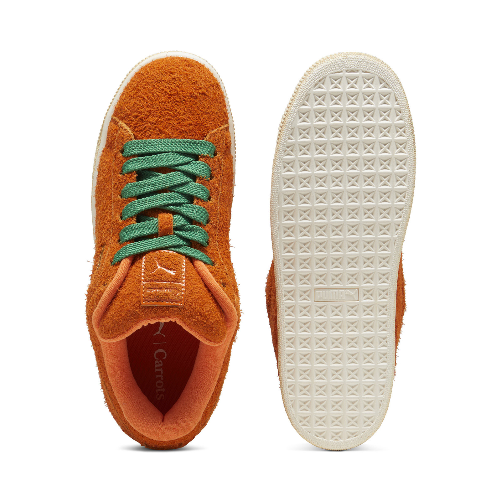 Puma Suede XL Carrots 39880001 Mens Orange Suede Lifestyle