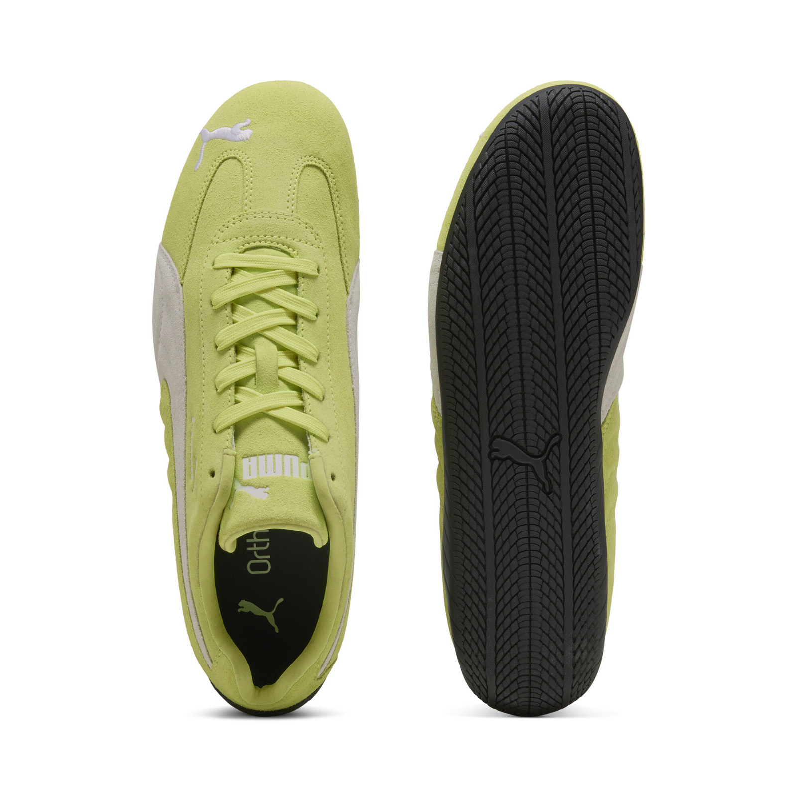 Puma Speedcat OG 39884626 Mens Green Suede Lace Up Lifestyle