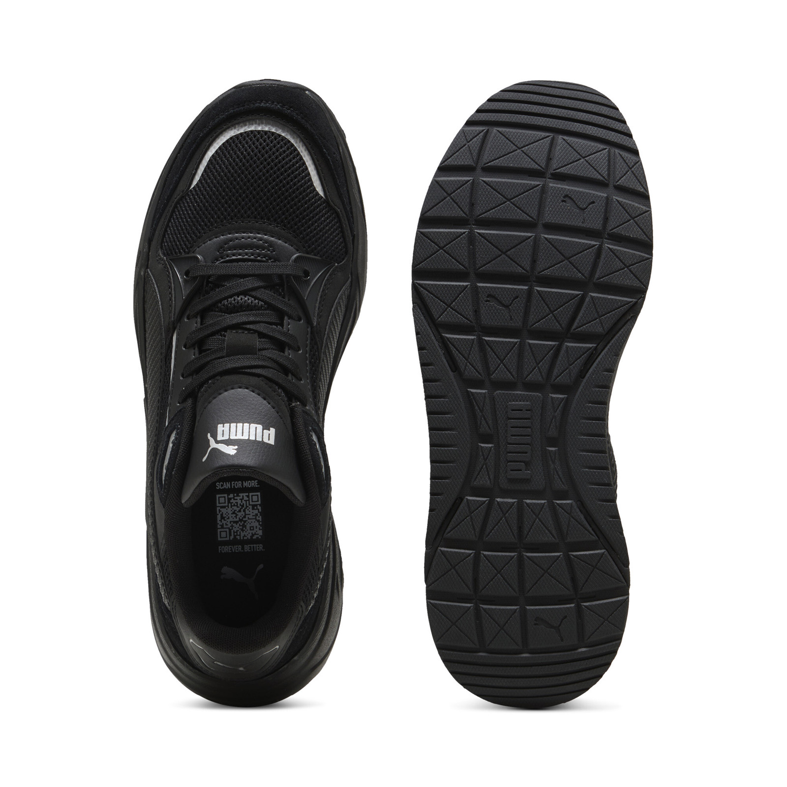 Puma Trinity 2 40023002 Mens Black Mesh Lifestyle Sneakers Shoes - Bild 6 von 8
