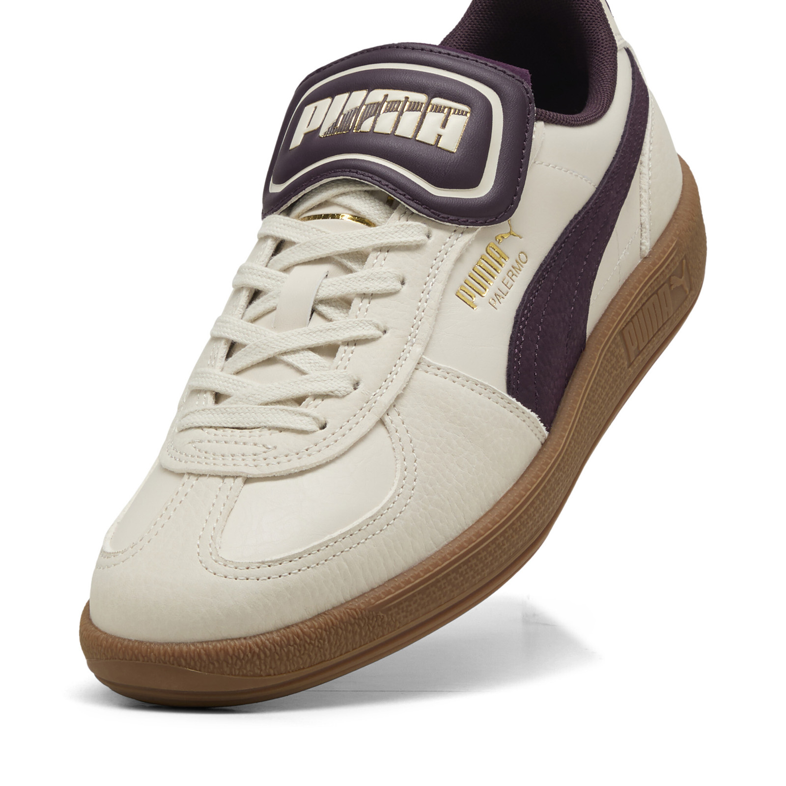 Puma Palermo Premium 40174404 Mens Beige Lace Up Lifestyle