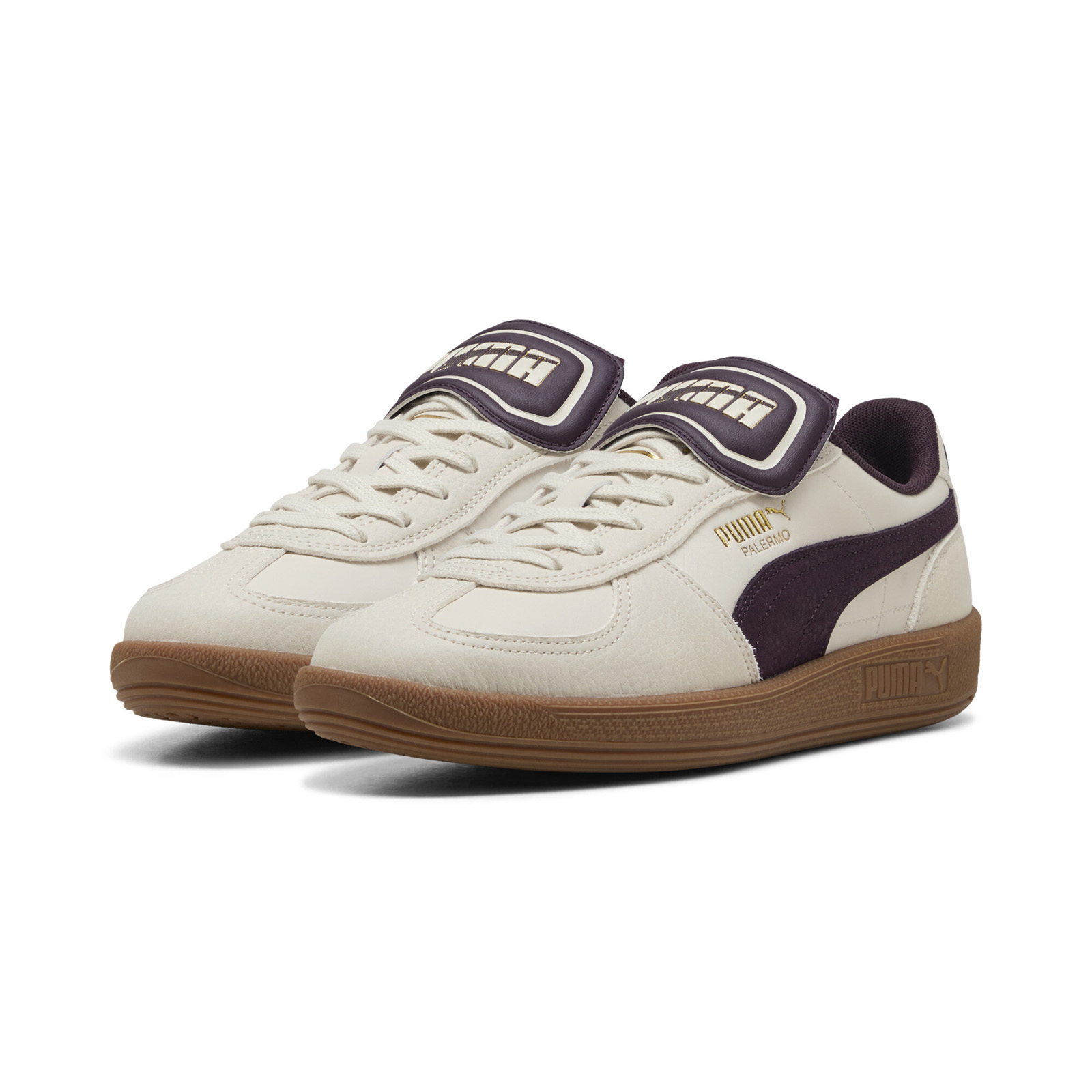 Puma Palermo Premium 40174404 Mens Beige Lace Up Lifestyle