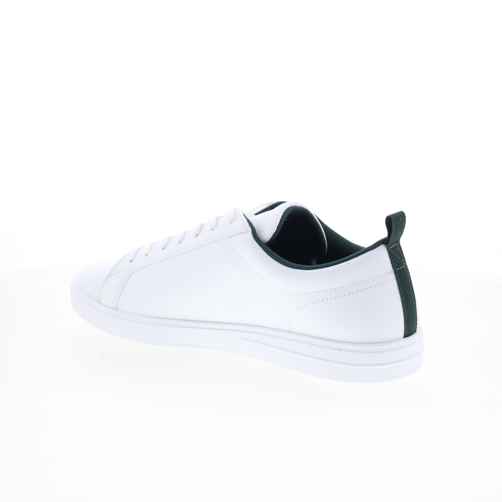 Lacoste Court Base 224 1 SMA Mens White Leather Lifestyle Sneakers