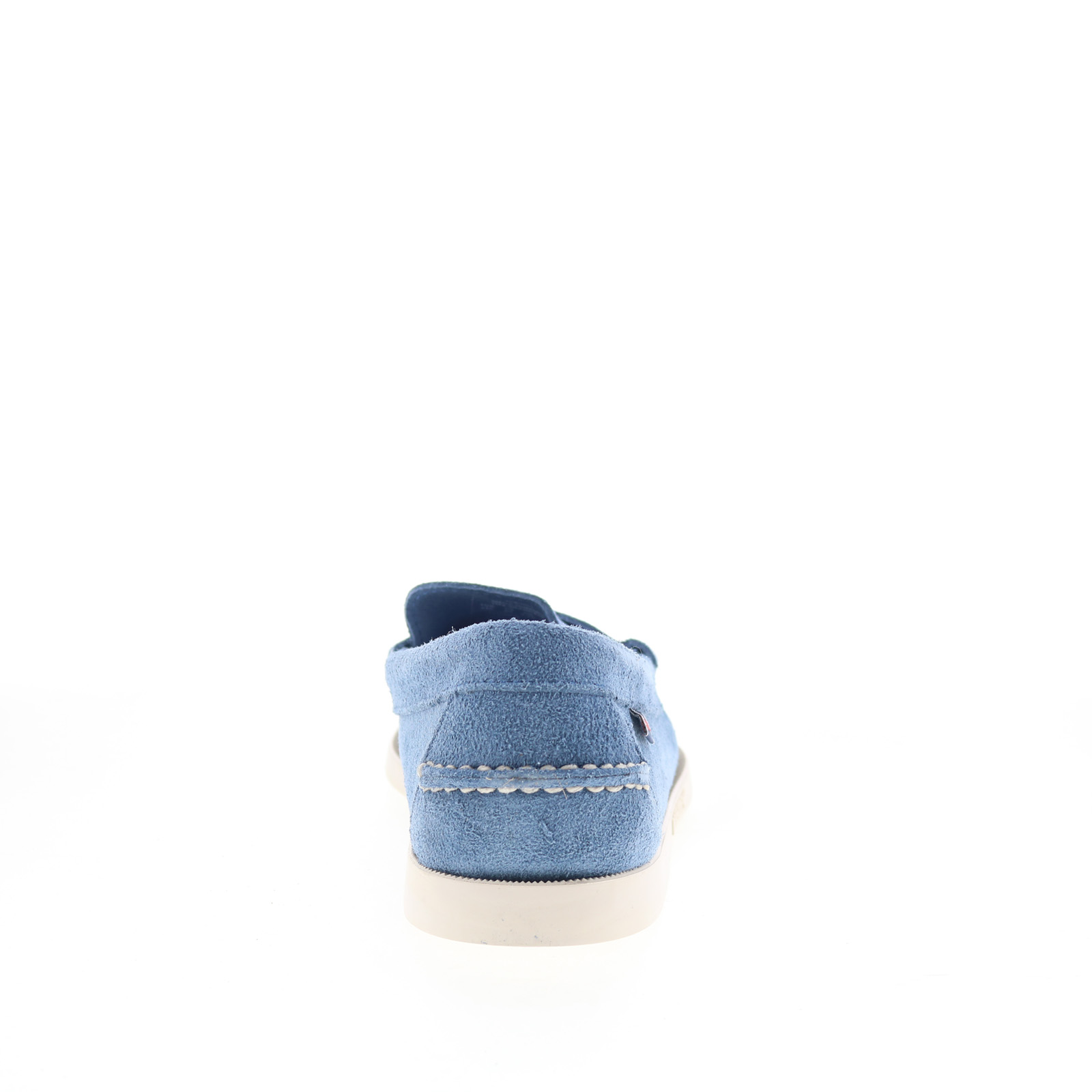 Sebago Dan Boat Flesh Out Mens Blue Suede Loafers & Slip Ons  display picture 3