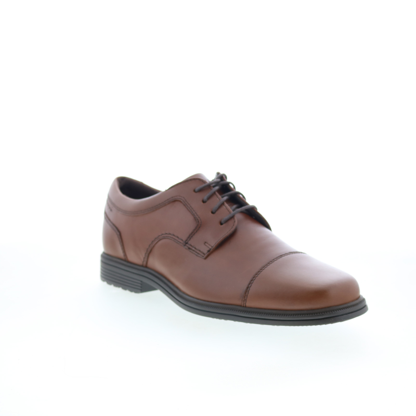 Rockport Taylor Cap Toe Mens Brown Wide Oxfords & Lace Ups  display picture 2