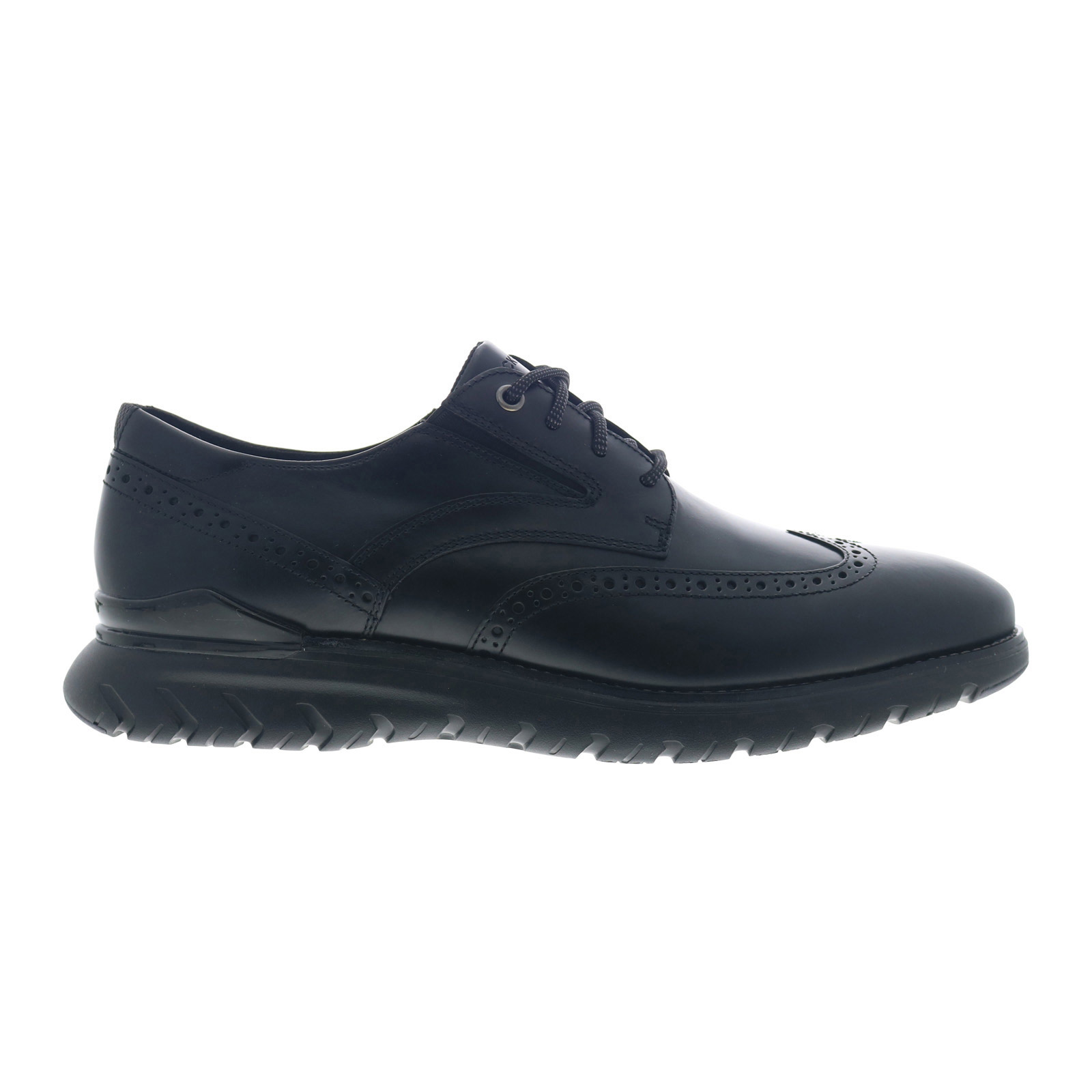 Rockport Total Motion Sport Wingtip CI2661 Mens Black Wide Oxfords