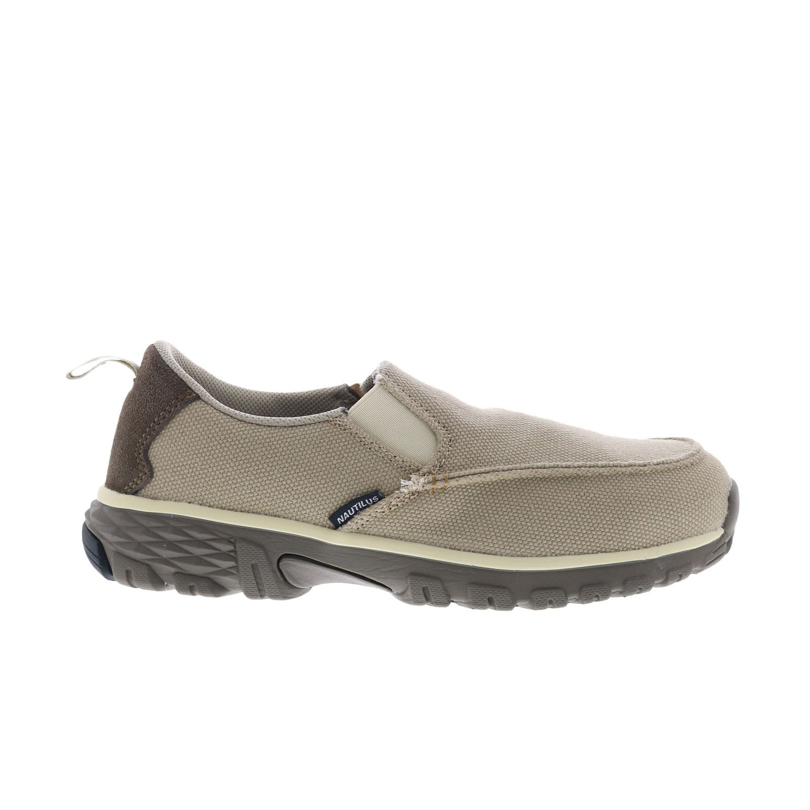 NWT Nautilus Breeze Slip-On Alloy Toe Electrical Hazard Mens Brown Shoes n1612_03.jpg main image 2