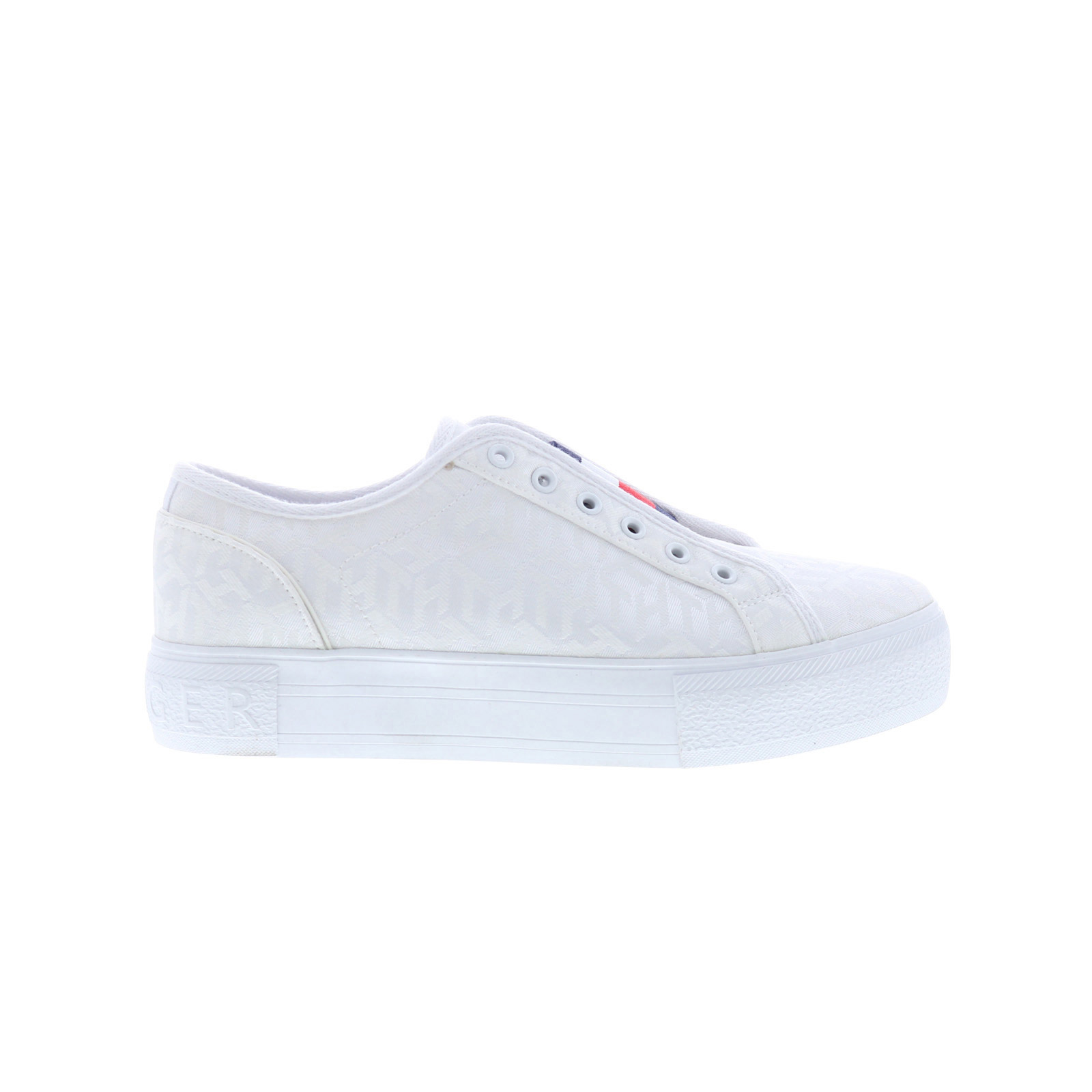 Tommy Hilfiger Baliee TWBALIEE Mens White Canvas Lifestyle Sneakers Shoes 10 - Bild 2 von 8