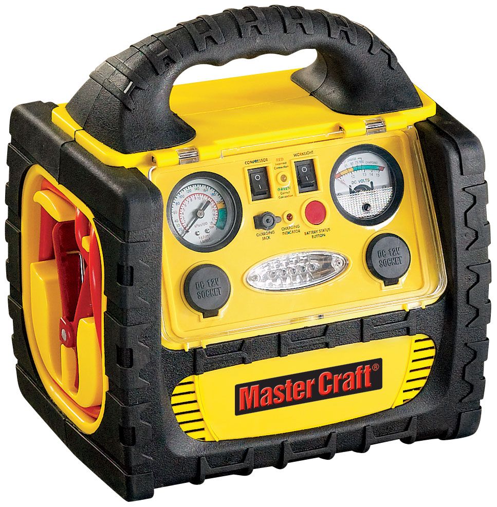 12 Volt Air Compressor Heavy Duty >> Mastercraft Portable Jump Pack 5 in 1 Power Station | eBay 12 Volt Air Compressor Heavy Duty >> Mastercraft Portable Jump Pack 5 in 1 Power Station | eBay