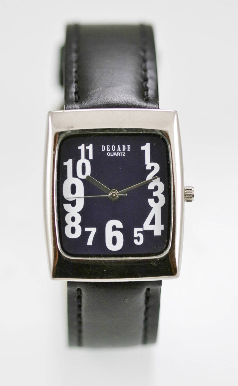 quartz watch decade Resistant Mens Decade Water Purple Silver Watch Stainless