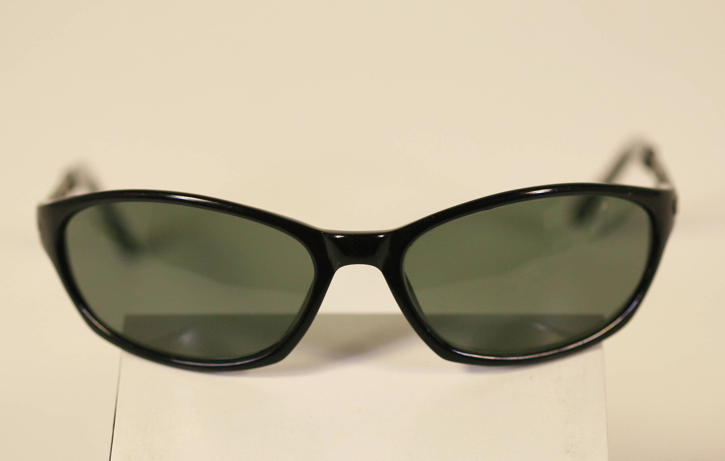 FOSSIL EYEWARE RACER BLACK PLASTIC FLEX HINGE RX EYEGLASS SUNGLASS