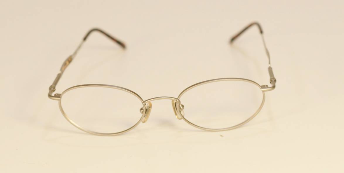 Fossil BARBADOS Silver Metal Eyeglass Frames Designer Style Rx Eyewear