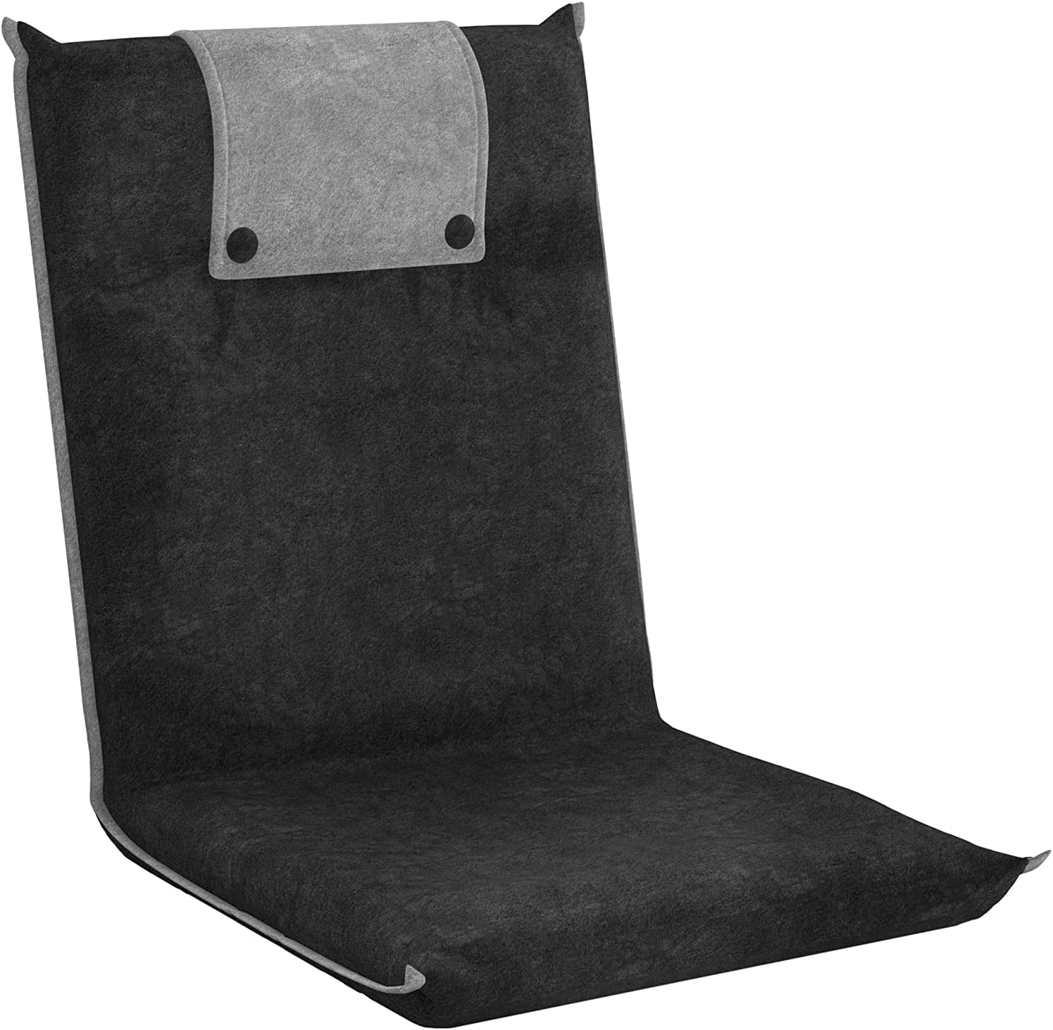 W/back Support For Meditation/gaming - Dark Grey
