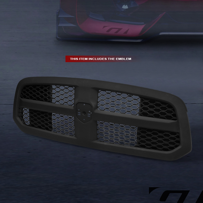 RAM 1500 Honeycomb Mesh Style Upper Replacement Grille; Black (94-01 RAM 1500) - Free Shipping RAM 1500 Honeycomb Mesh Style Upper Replacement Grille; Black (94-01 RAM 1500) - Free Shipping