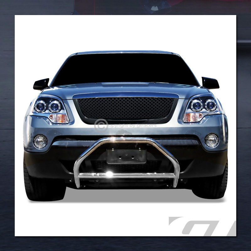 Chrome Grille With Black Insert For 2007-2012 GMC Acadia (Excludes Denali) - Direct Replacement