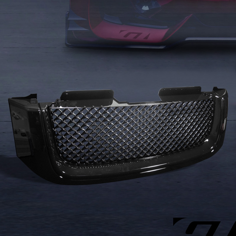 thumbnail image 2 of Champs Club Glossy Black Mesh Grille For 2002-2008 GMC Envoy – Front Bumper Guard 2 of 5