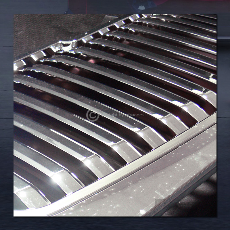 Front Center Grille For 2002-2006 Cadillac Escalade | Primed Silver Gray | GM1200509