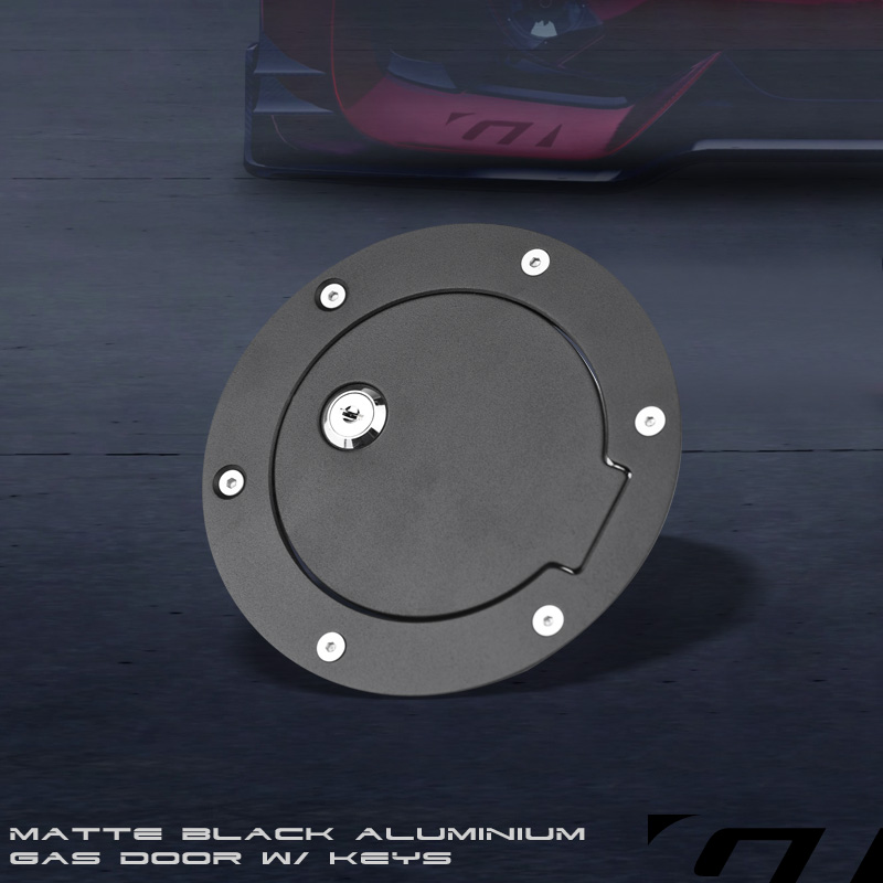 For 20092018 Dodge Ram 1500 2500 Matte Black Aluminum Fuel Gas Door