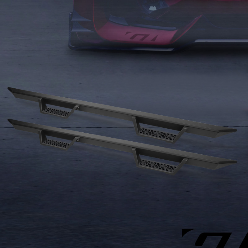 For 2010-2018 Dodge Ram 2500/3500 Mega Cab Matte Blk Modular Drop Step