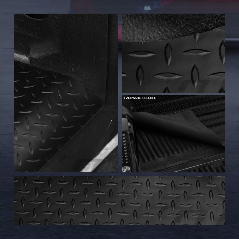 For 20152020 Ford F150 6.5 Ft 78" Blk Rubber Diamond Truck Bed Floor