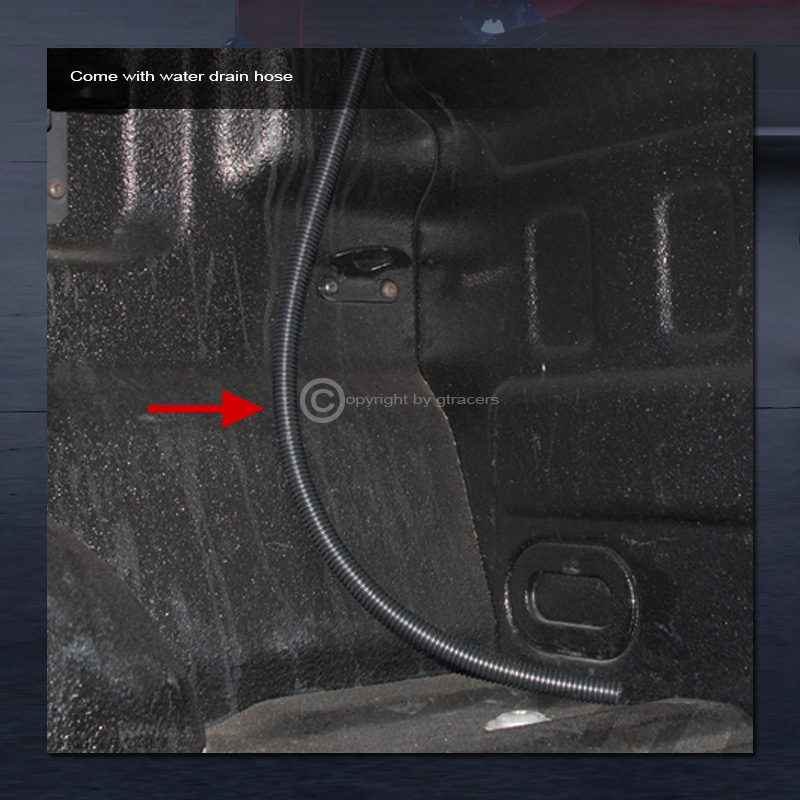 For 20172021 Ford F250/F350 6.75 Ft Low Profile Hard Tri Fold ABS