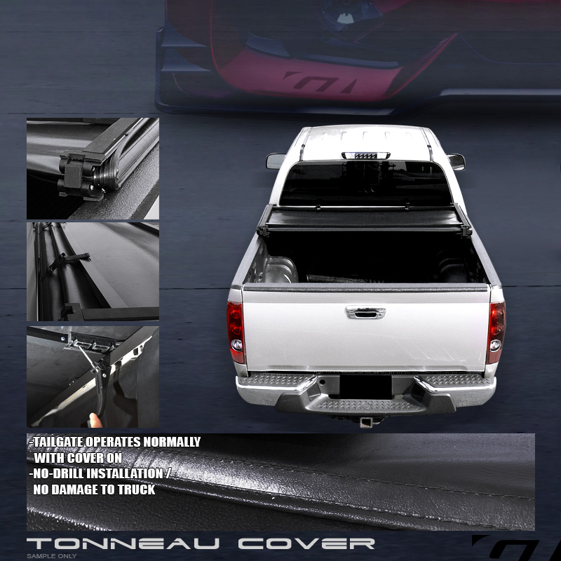 TRIFOLD SOFT TONNEAU COVER+LED LIGHTS KIT 20142016 CHEVY SILVERADO 6.5/78" BED eBay