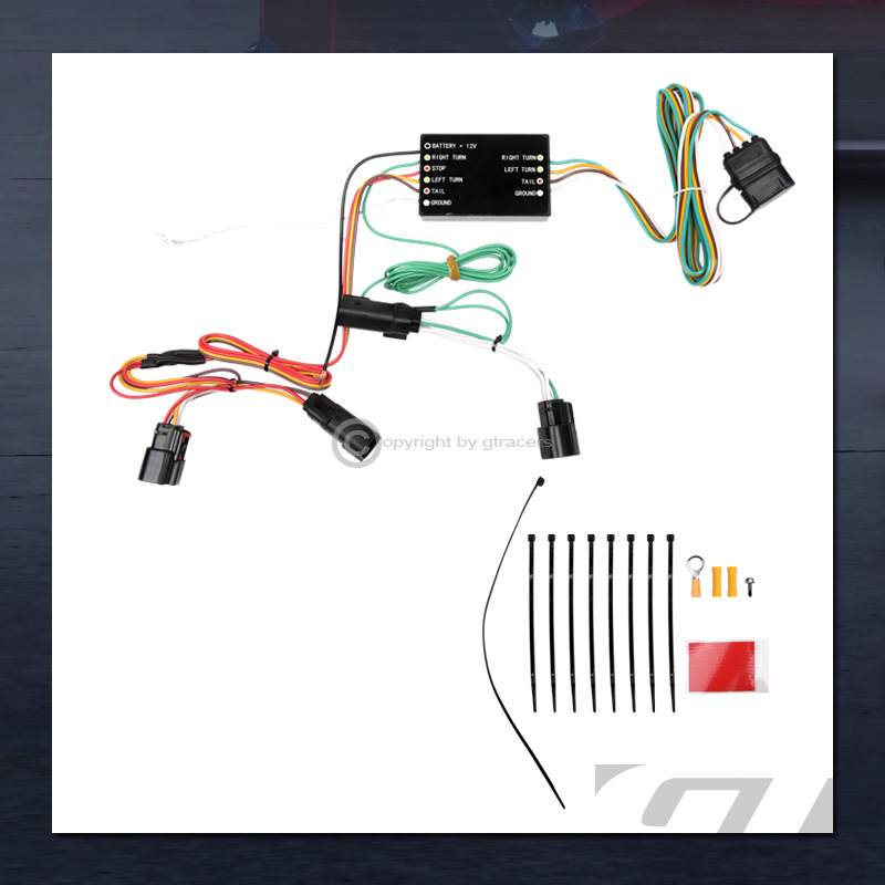 For 2011-2014 Ford Edge Trailer Hitch 4-Way Output Wire Harness T