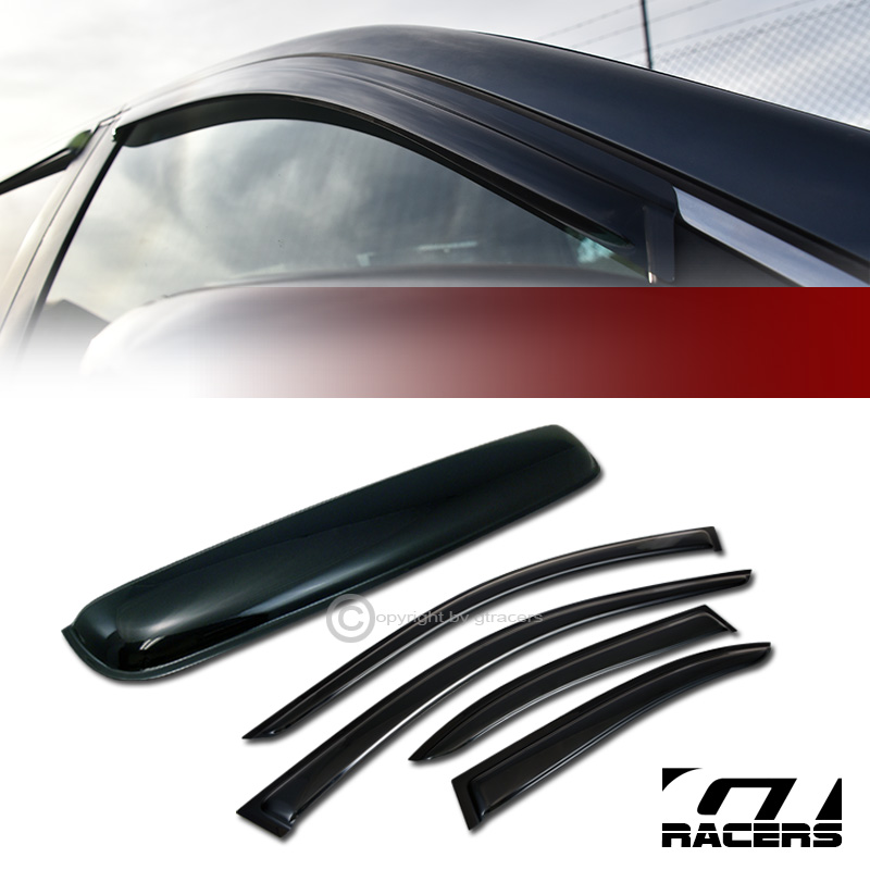 Smoke Sun Shade Window Visors+Sunroof Moon Roof Guard For 9905 Jetta