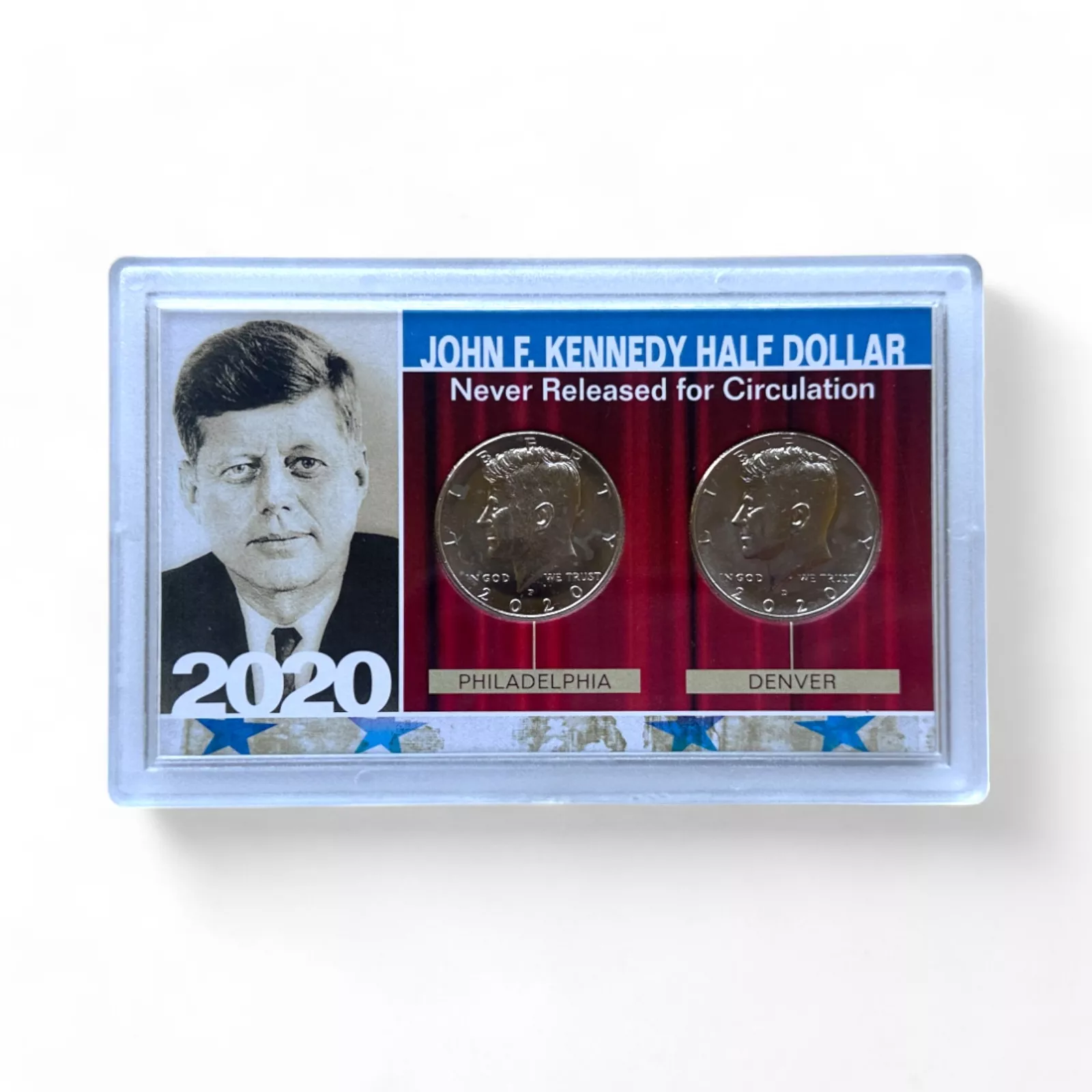 Mezzo Dollaro JFK Kennedy 2020-P Rutenio Nero - Moneta USA Nuova Da Filadelfia