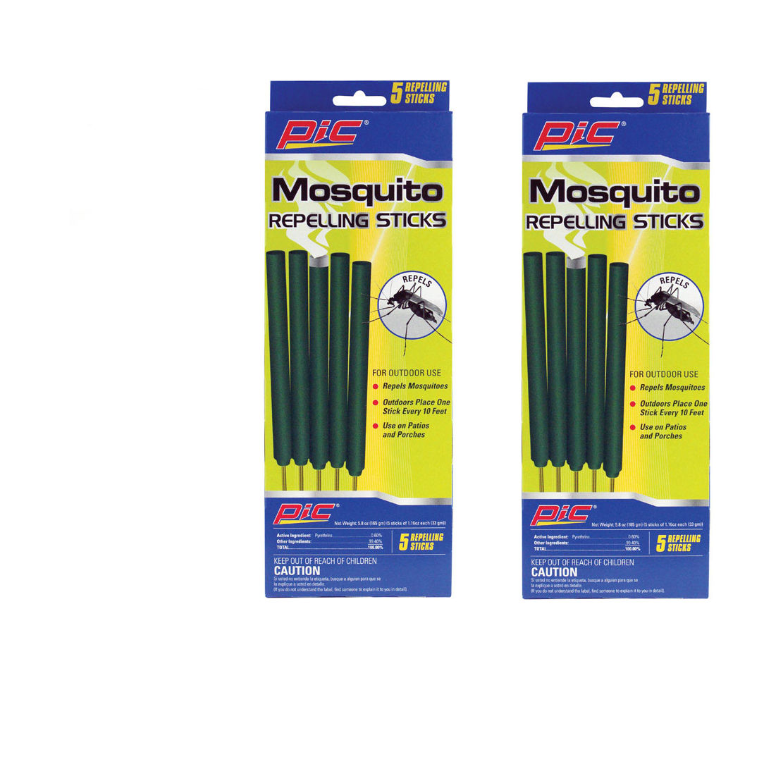 2 Packs PIC Mosquito Area Repellent Sticks 5Pack each eBay