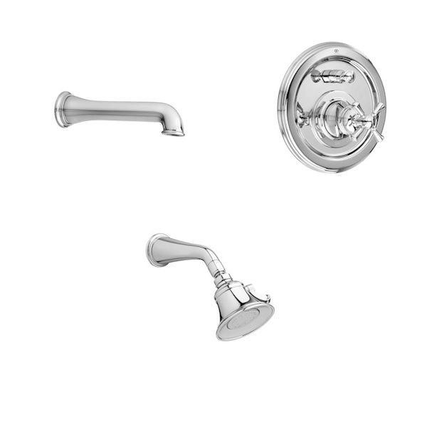 American Standard DXV Randall Tub Shower in Polish Chrome D35102640 eBay