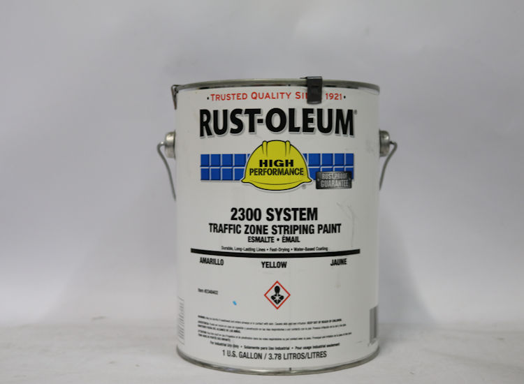 RustOleum 2300 System Traffic Zone Striping Paint, 1 Gallon Yellow eBay