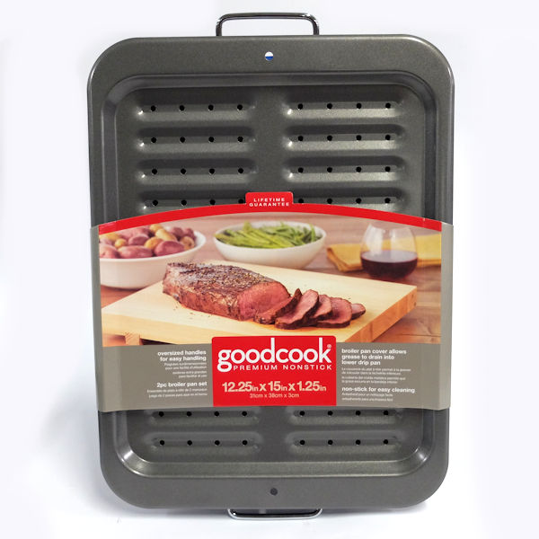 Good Cook Premium Nonstick Broiler Pan Set eBay