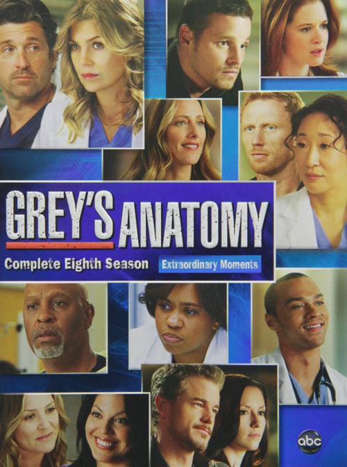 有关以下物品的详细资料: greys anatomy: season 8 dvd