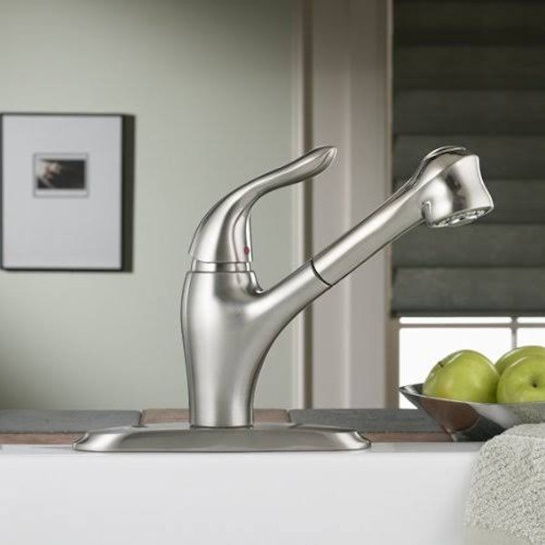 American Standard Lakeland Pull Out Kitchen Faucet Stainless