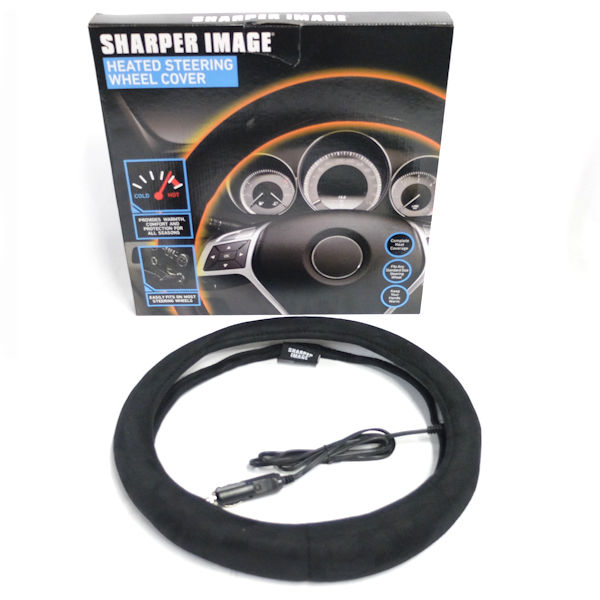 Sharper Image Heated Steering Wheel Cover 849306007678 eBay