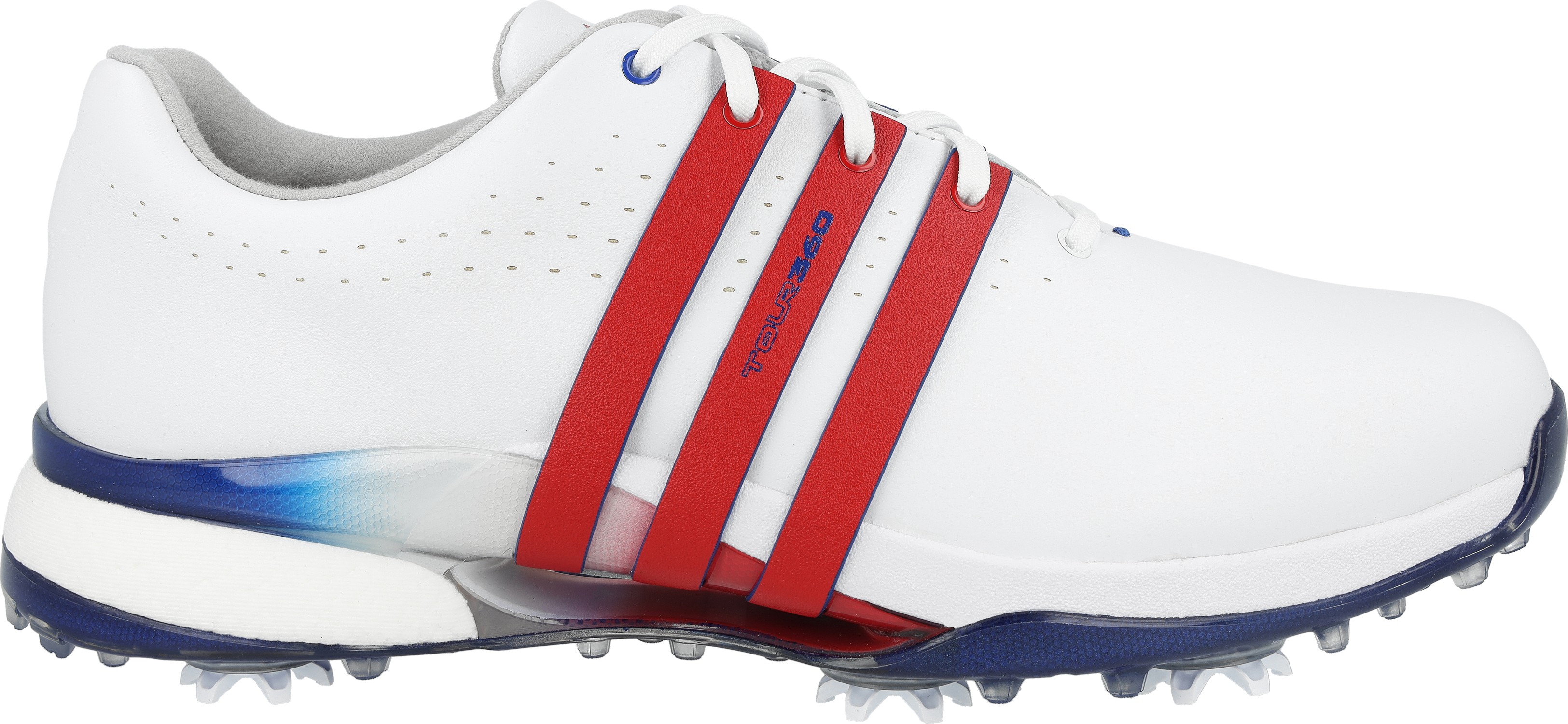 Adidas Tour360 24 Boost IE3370 FTWR White Scarlet/Team Royal Blue Men Golf Shoe