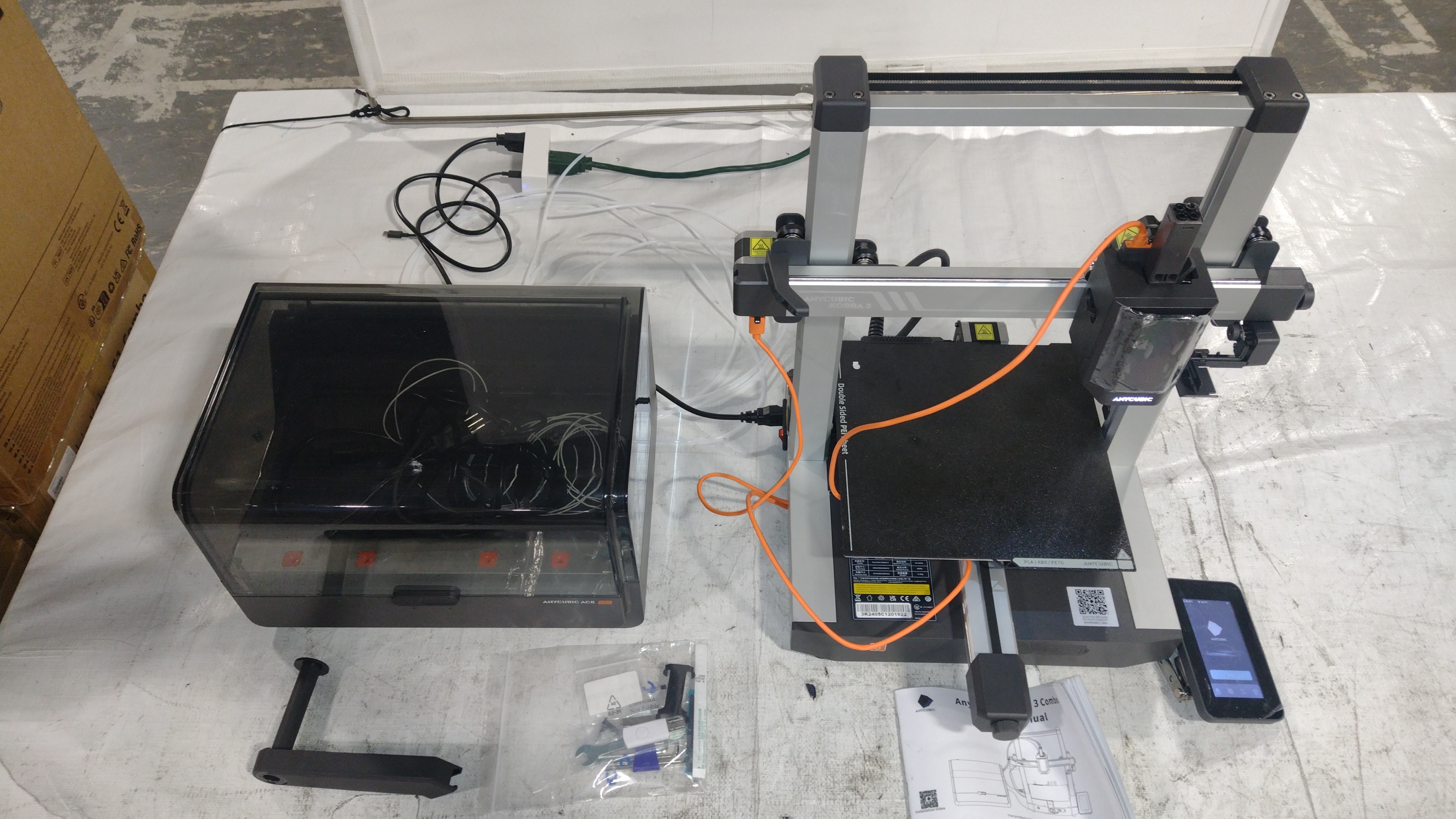 Anycubic Kobra 3 Combo *For Parts* Multi-Color, ACE Pro Dries while it Prints
