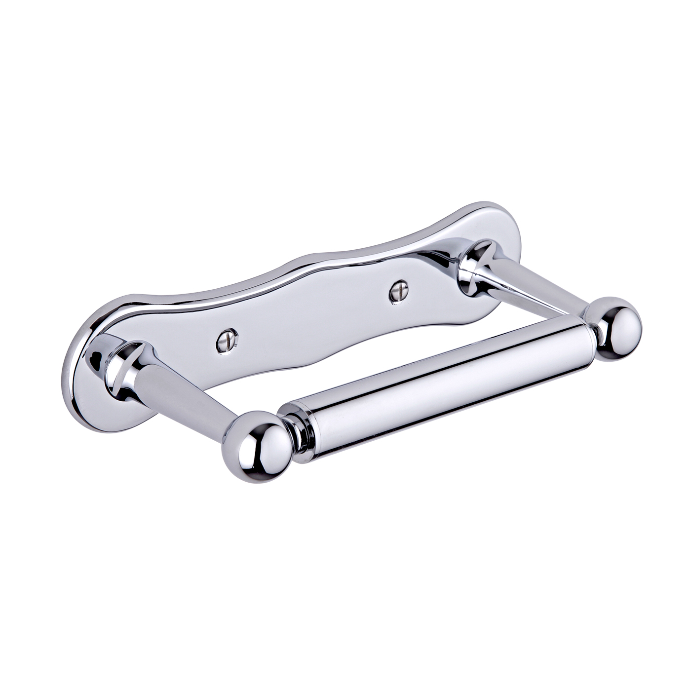 Chrome Traditional Luxury Bathroom Wall Mounted Toilet Roll Holder