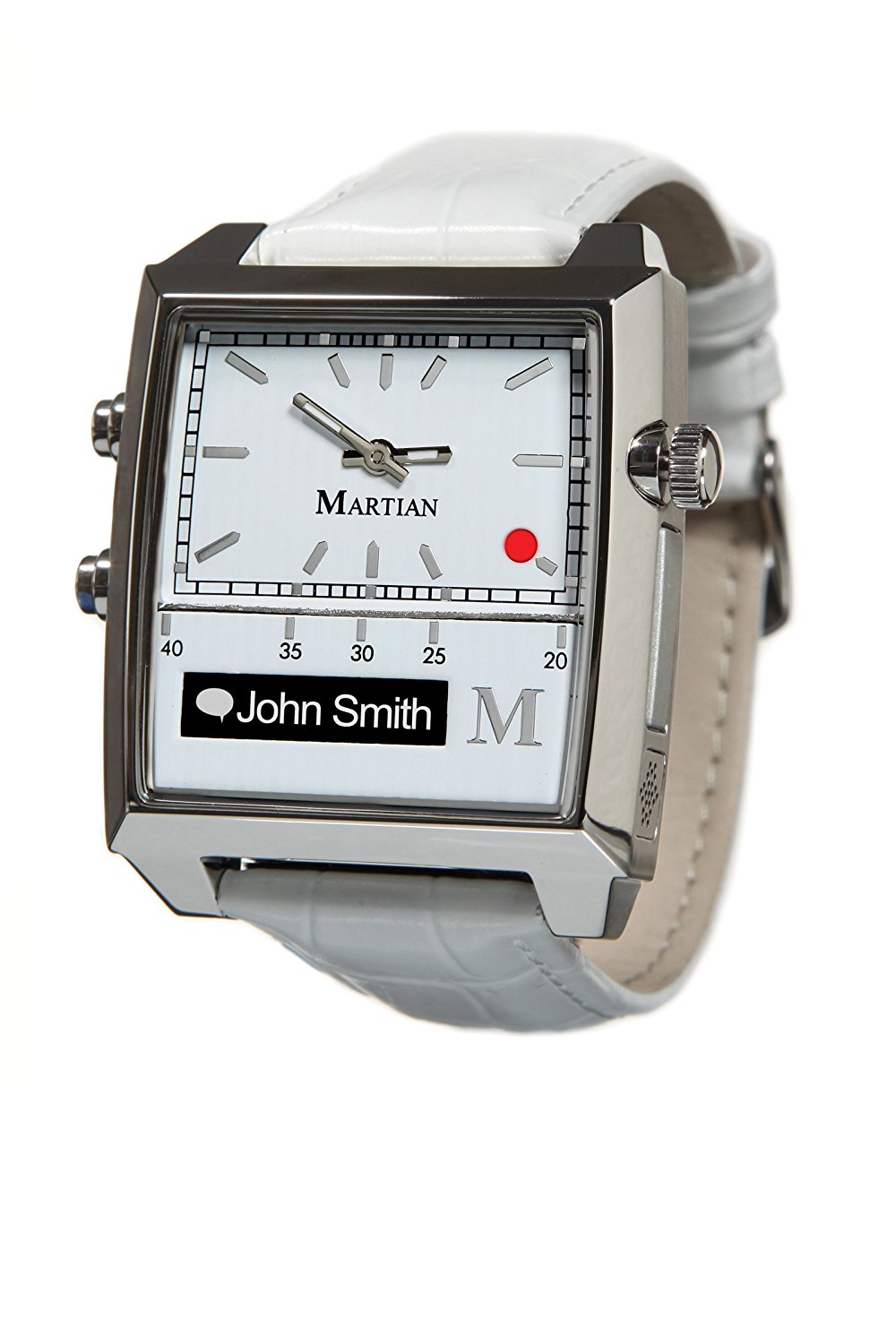 Details about Martian Passport Smart Watch WhiteSilverWhite Details about Martian Passport Smart Watch WhiteSilverWhite