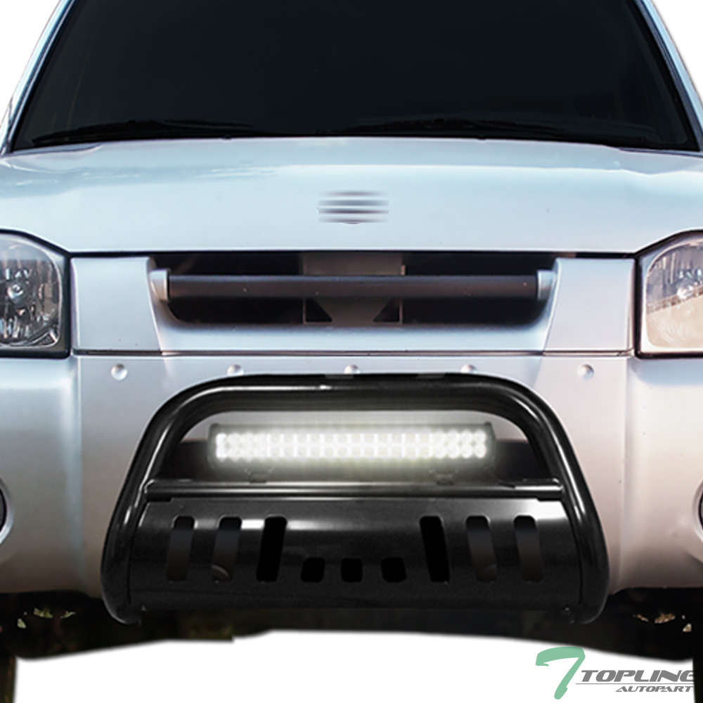 Topline For 2001-2004 Nissan Frontier Black Bull Guard w/120W CREE LED