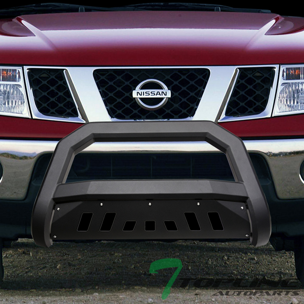 Topline For 20052021 Frontier/Xterra AVT Bull Bar Grille Guard Matte