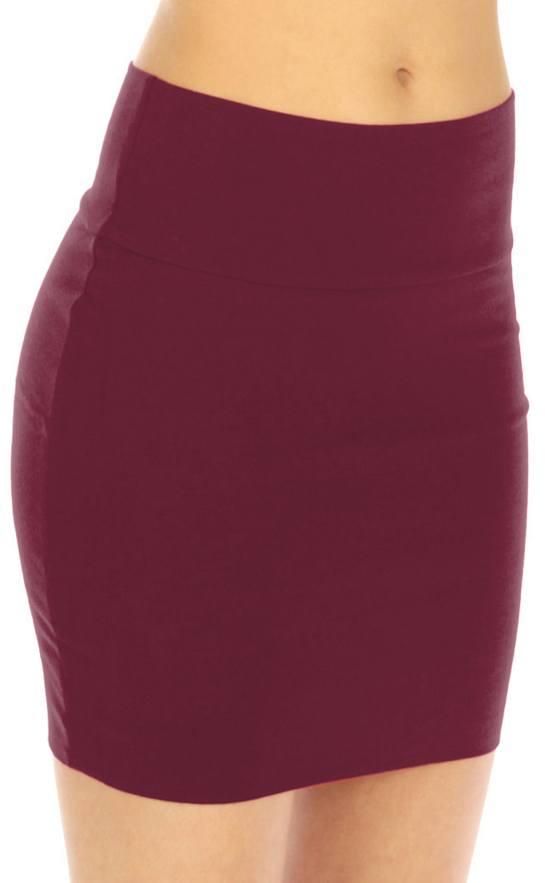 Vivian's Fashions Skirt - Cotton Mini Skirt (Junior and Junior Plus ...