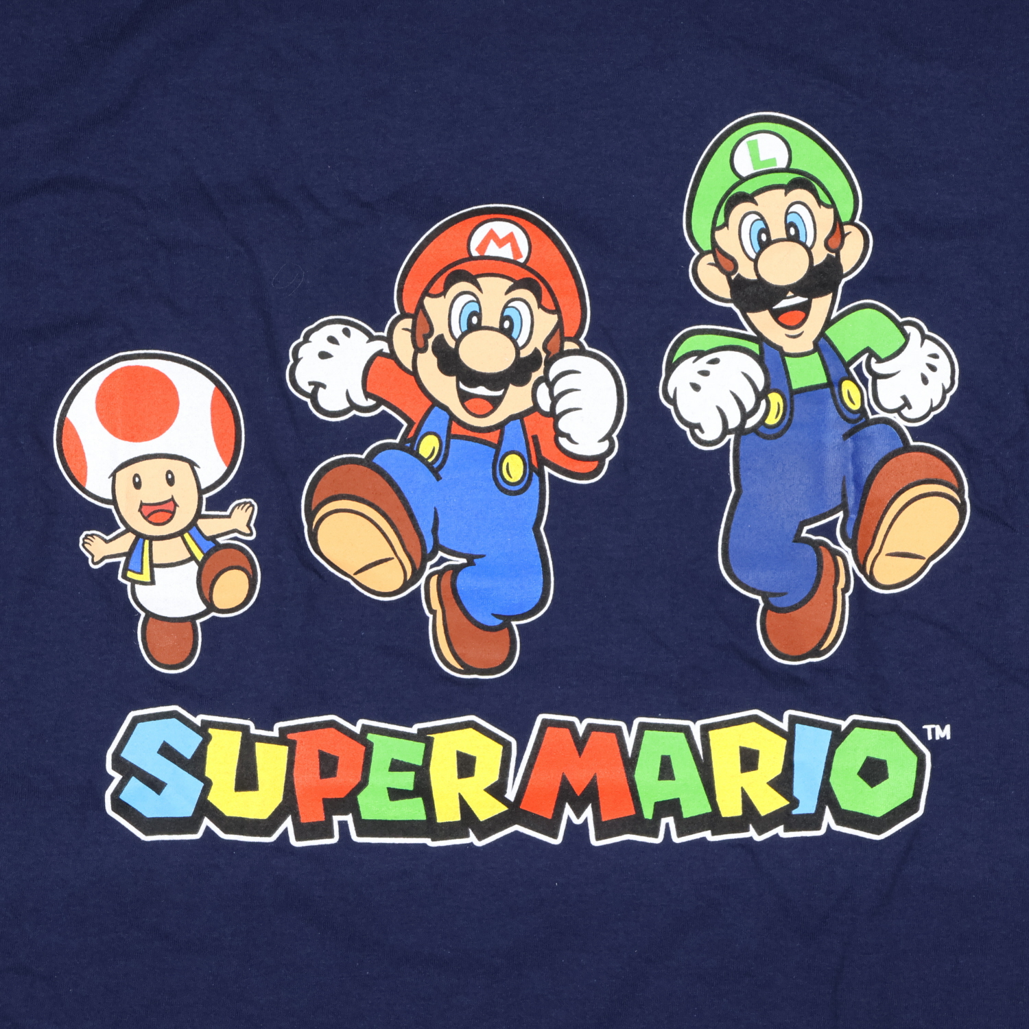 Super Mario Men's Toad Mario And Luigi Running Graphic Print T-Shirt - Picture 7 of 23