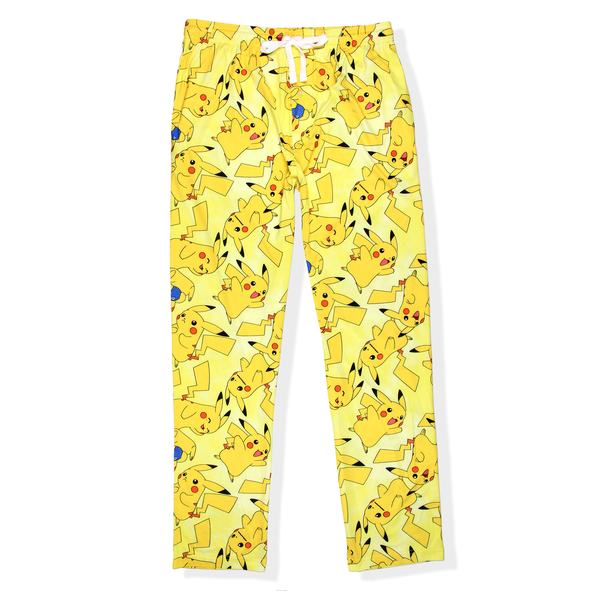 Pokemon Men’s Pikachu Allover Character Subtle Tie Dye Adult Pajama Pants