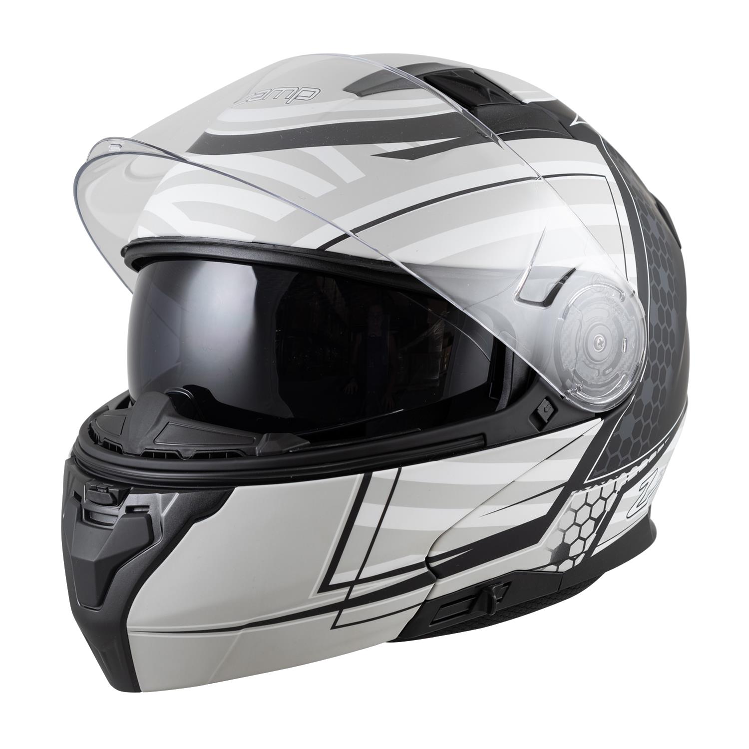Zamp FL-4 Series Graphic Racing Helmet ECE22.05/DOT X-Large Gray