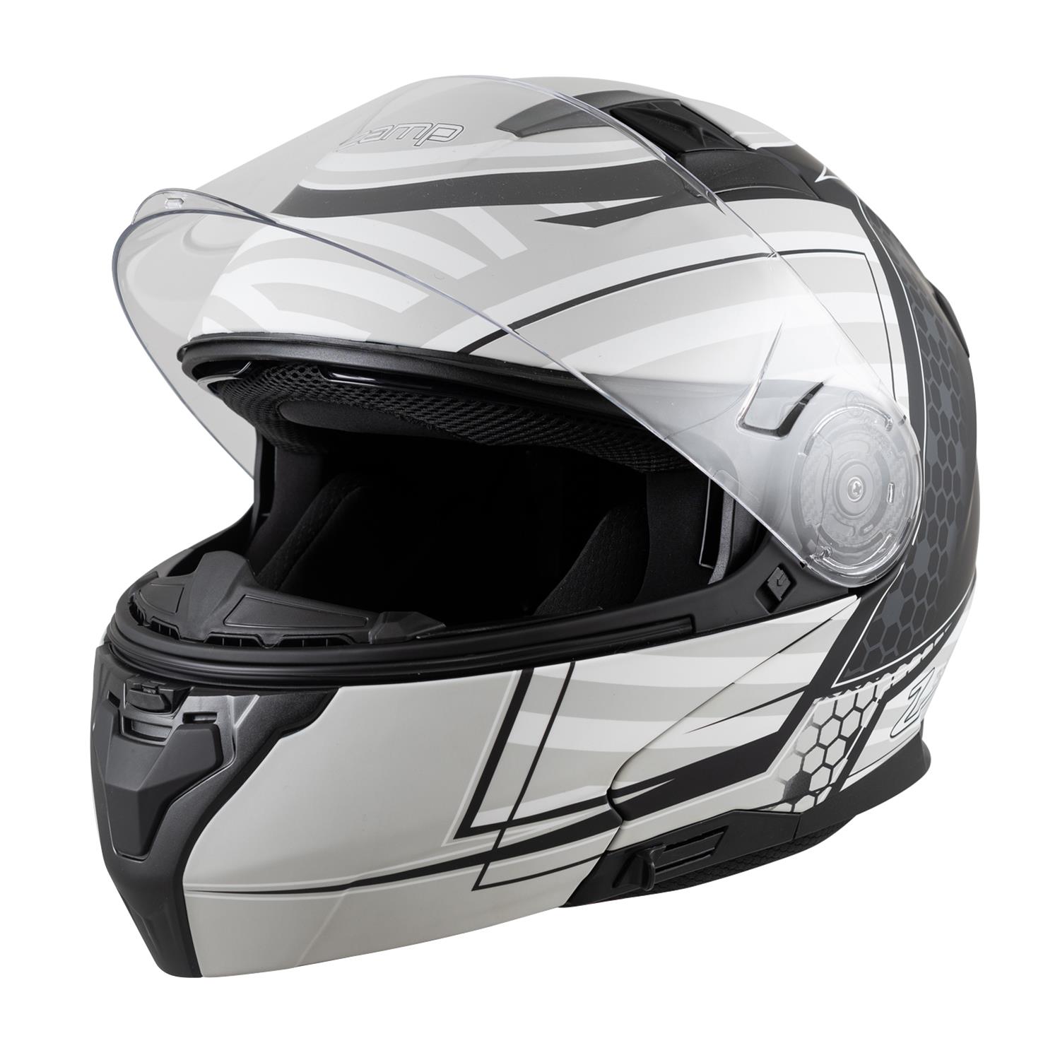 Zamp FL-4 Series Graphic Racing Helmet ECE22.05/DOT X-Large Gray