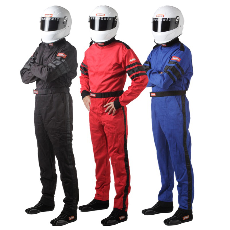 RaceQuip Driving Fire Suit One Layer 1 Piece 110 Series SFI 3.2A Multiple Sizes